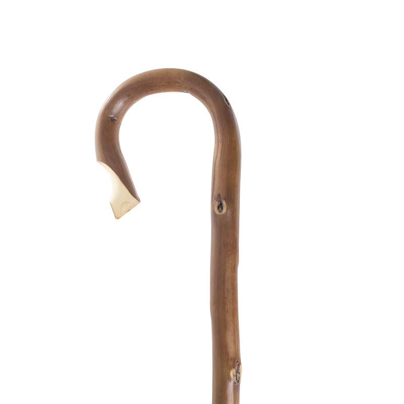 Cherry Wood Crook Walking Stick 