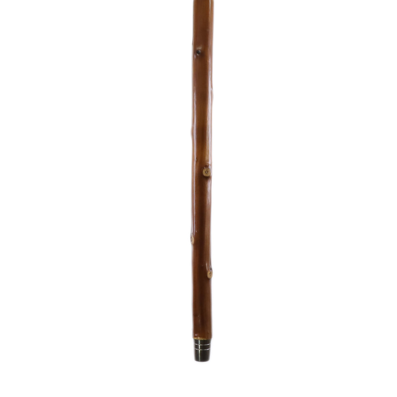 Traditional Chestnut Wood Shepherd's Crook Handle Walking Stick