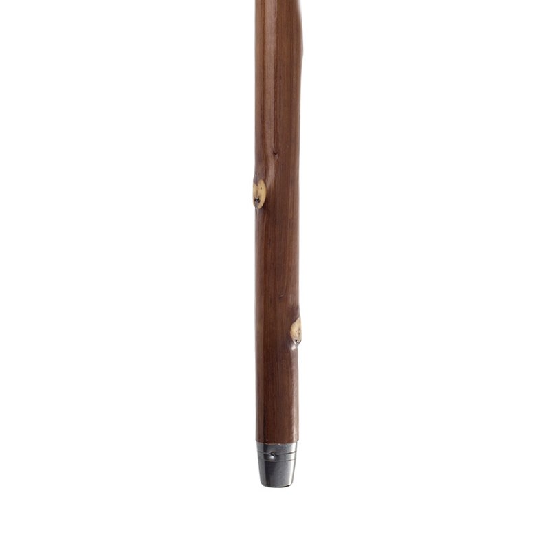 Chestnut Shepherd's Crook Walking Stick (4' 6'')