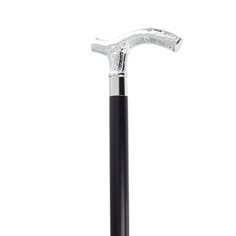 Chrome-Plated Crutch Handle Formal Cane