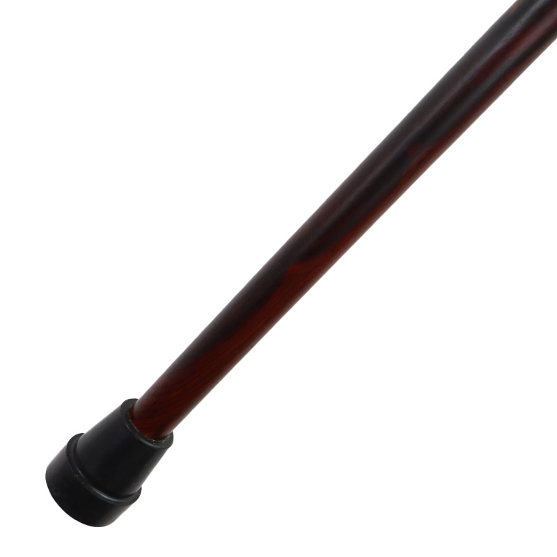 Cocobolo Derby Walking Cane with Rose Pewter Collar