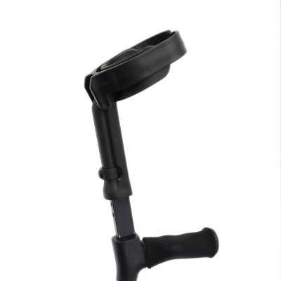 Cool Crutches Black Height Adjustable Crutch (Right-Handed)