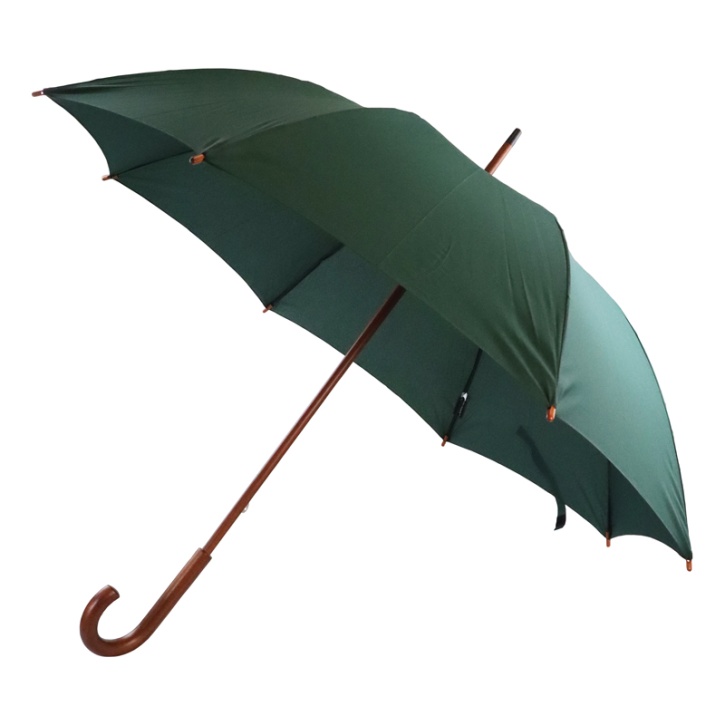 Racing Green Crook-Handle Umbrella