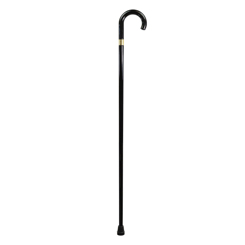 Black Crook Handle Walking Stick