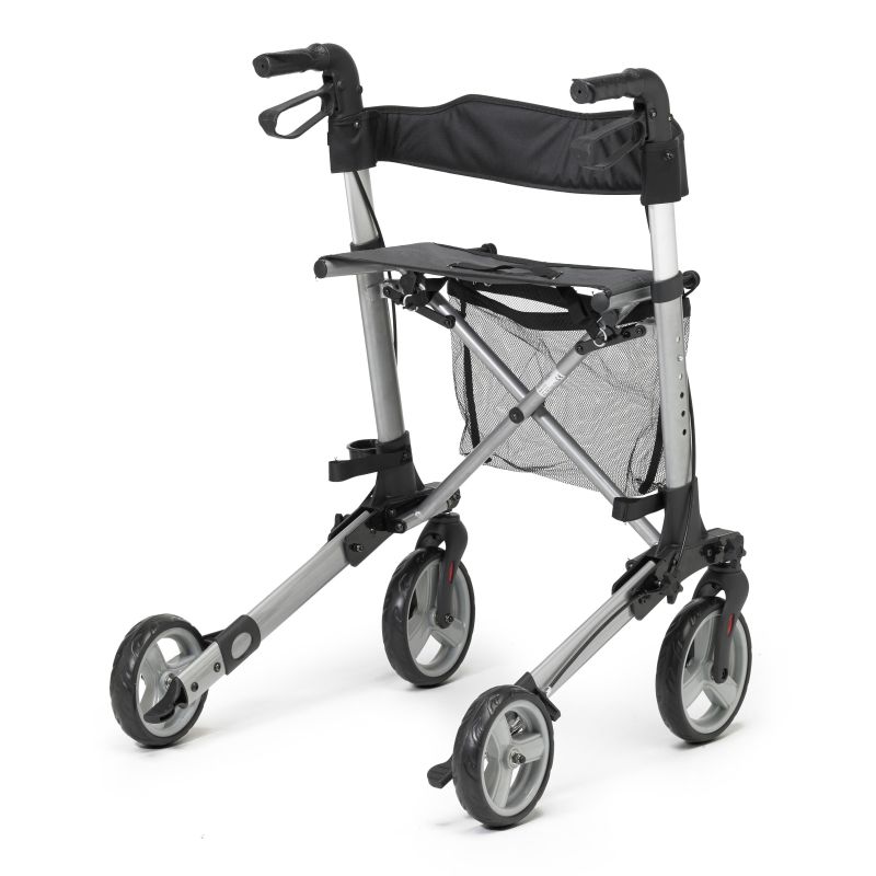 Days Deluxe Folding Lightweight Rollator with Kerb Climbers
