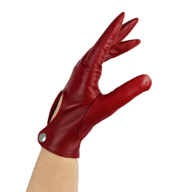 Dents Thruxton Women's Berry Leather Driving Gloves