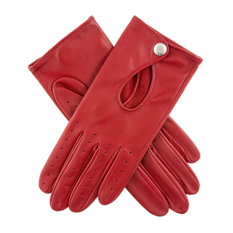 Dents Thruxton Women's Berry Leather Driving Gloves