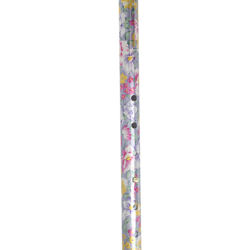 Derby Tea Party Extending Lavender Floral Patterned Cane