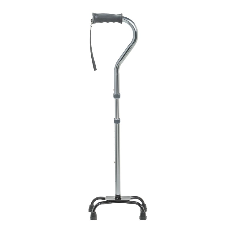 Drive Folding Height-Adjustable Offset Quad Cane