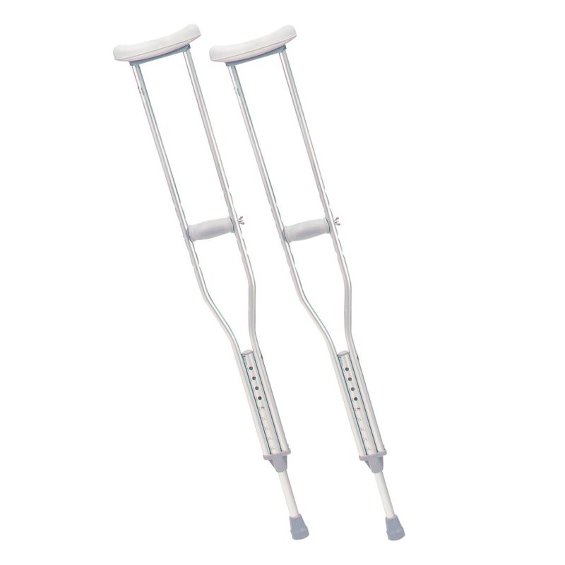 Drive Medical Aluminium Underarm Crutches for Adults