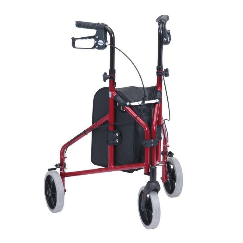 Drive Medical Red Ultra Lightweight Triwalker