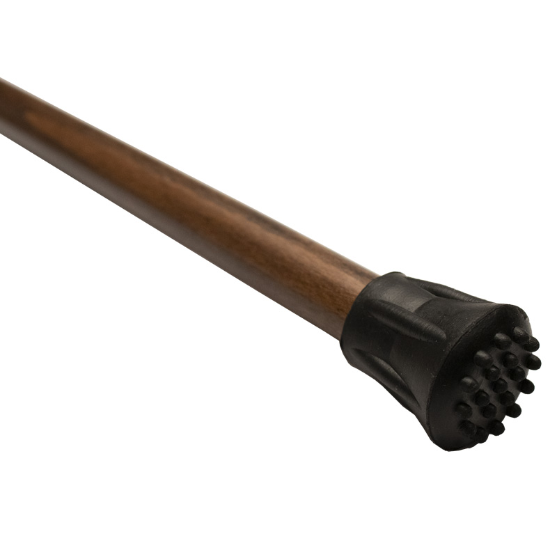 Brown Crutch Handle Wooden Beech Walking Stick