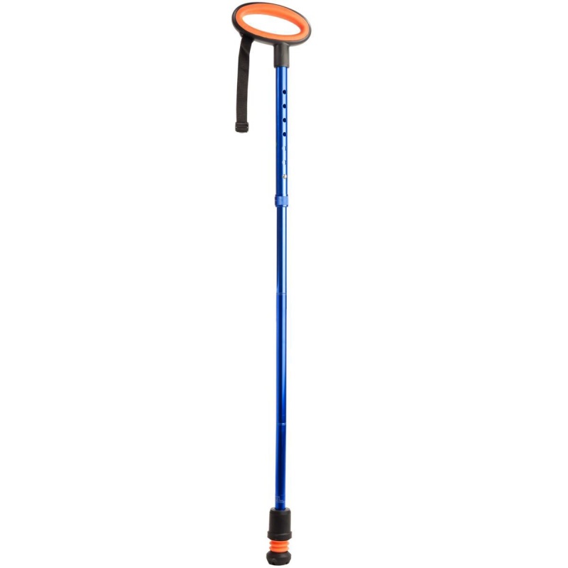 Flexyfoot Blue Folding Walking Stick - WalkingSticks.co.uk