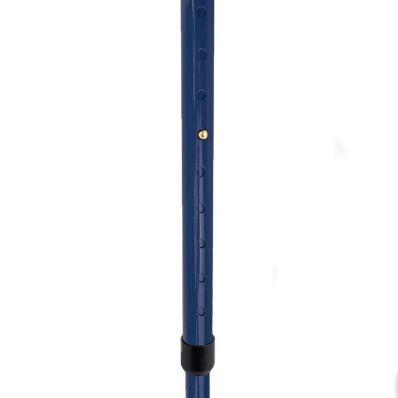 Flexyfoot Comfort Grip Open Cuff Blue Crutch for the Left Hand