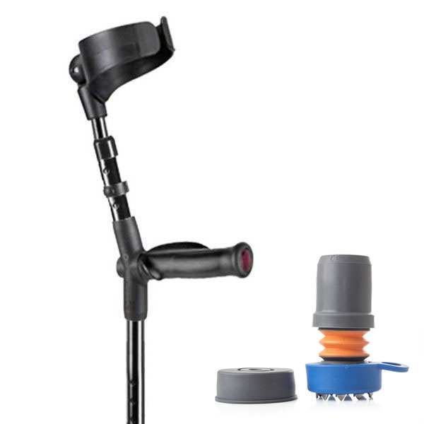 Flexyfoot Ice Grip Crutch Bundle WalkingSticks.co.uk