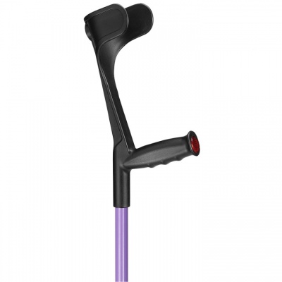 Flexyfoot Lilac Open-Cuff Soft-Grip Adjustable Crutch