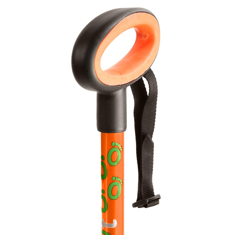 Flexyfoot Orange Folding Walking Stick