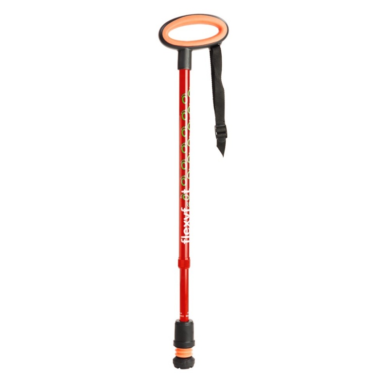 Flexyfoot Red Telescopic Walking Stick