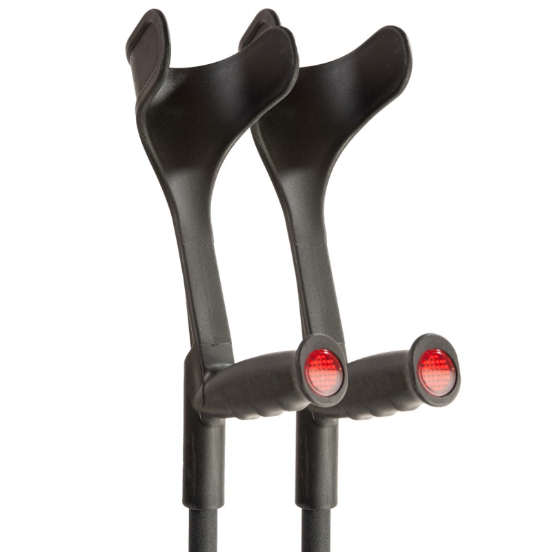 Flexyfoot Standard Soft-Grip Handle Open-Cuff Crutches (Pair)