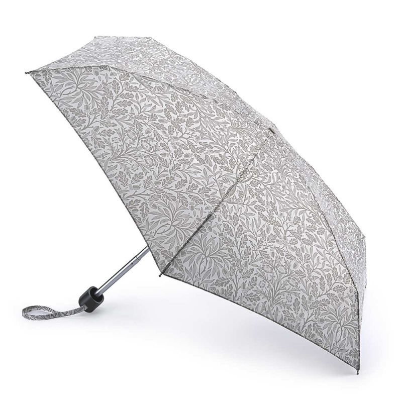 Fulton Tiny 2 Morris and Co. Compact Umbrella (Acorn Pure)