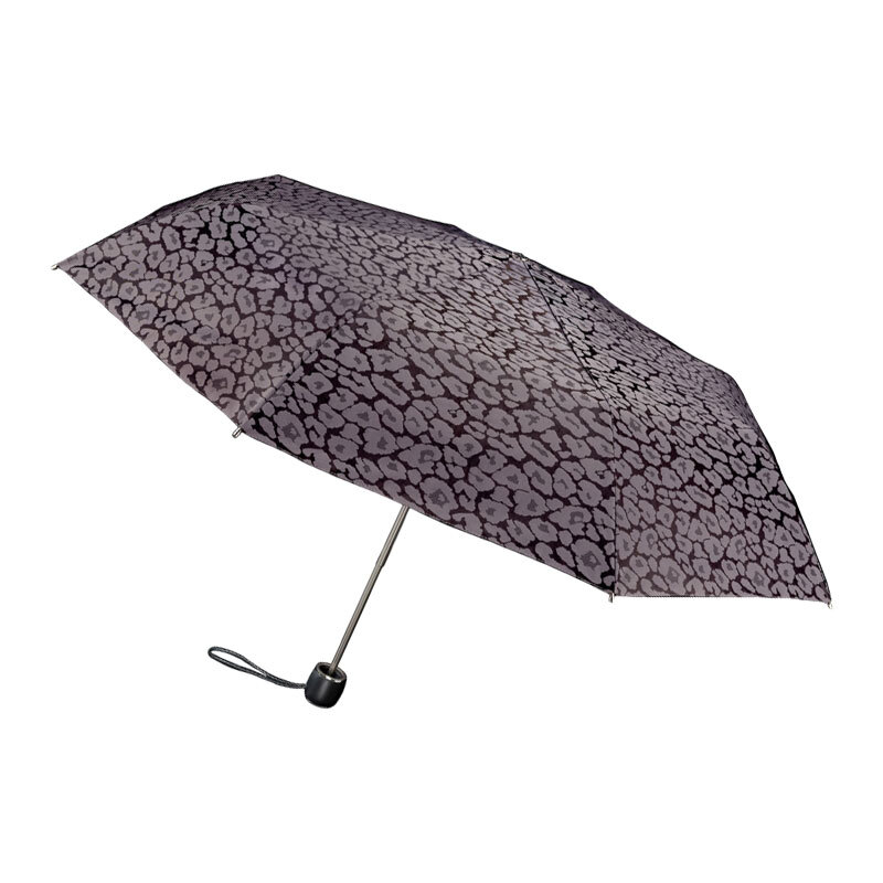 Fulton Diamond Collection 'The Marquise' Lady's Folding Umbrella (Leopard)