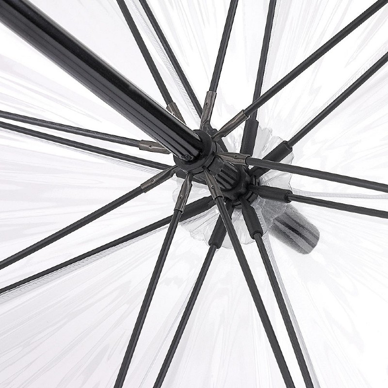 Fulton Birdcage Clear Dome Umbrella (Stencil Floral)