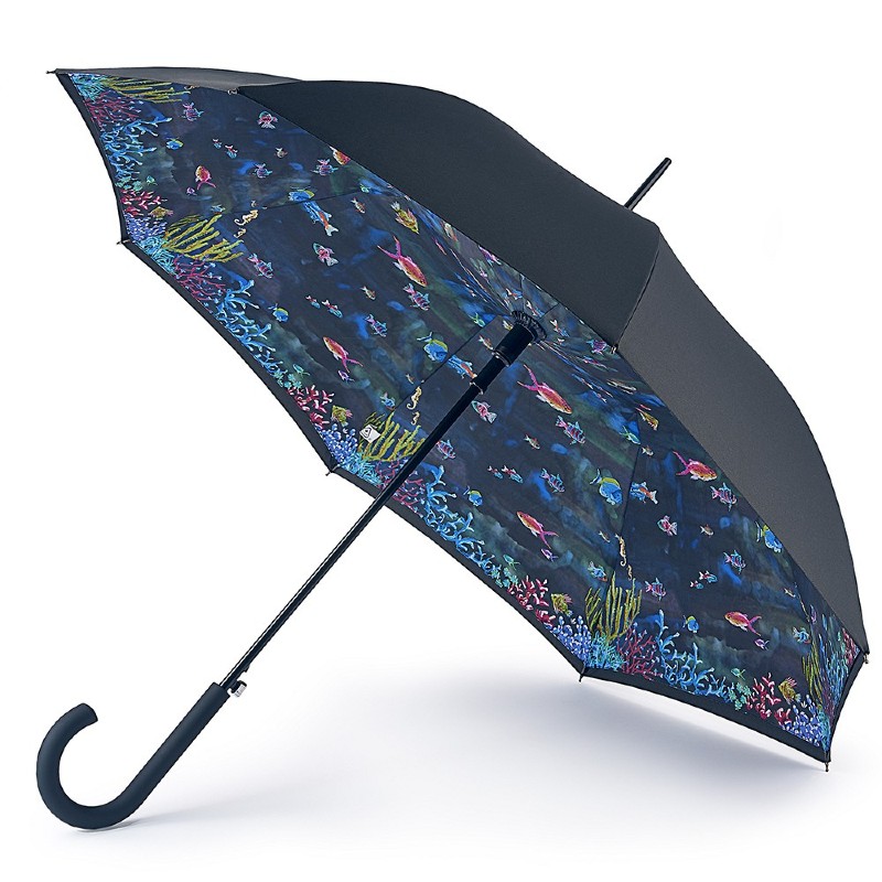 Fulton Bloomsbury Ladies Automatic Walking Umbrella (Under the Sea)