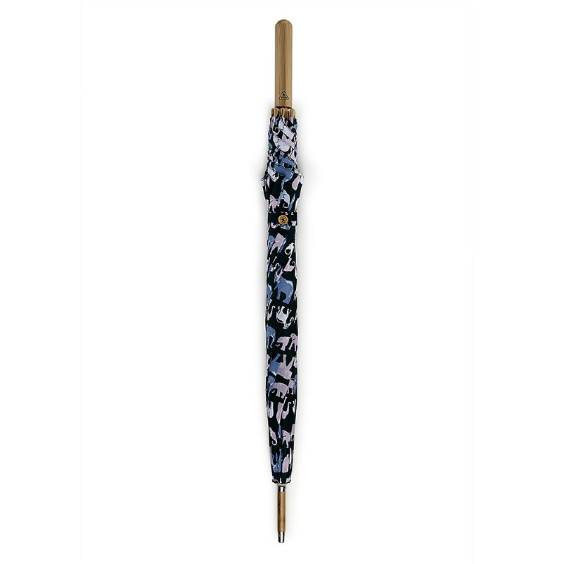 Fulton Eco Ocean Recycled UV Walking Umbrella (Marching Elephants)