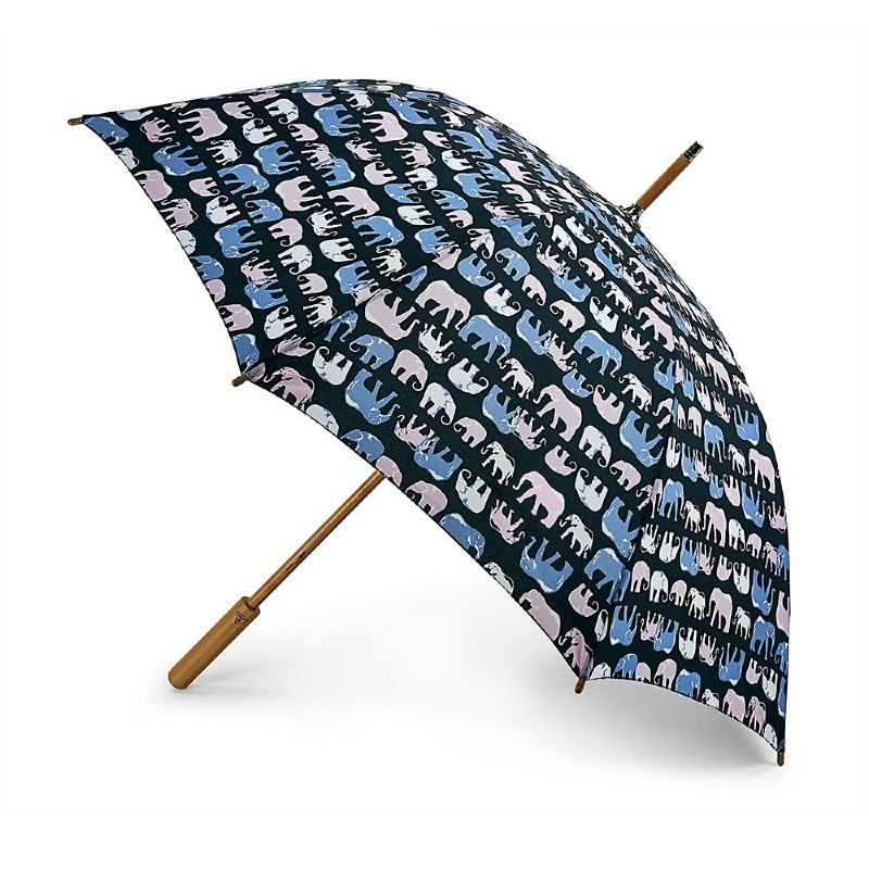 Fulton Eco Ocean Recycled UV Walking Umbrella (Marching Elephants)
