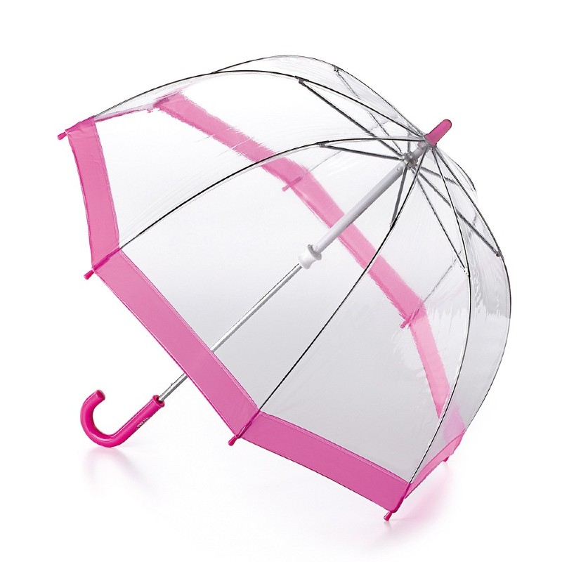 Fulton Funbrella Clear Dome Children's Umbrella (Pink)