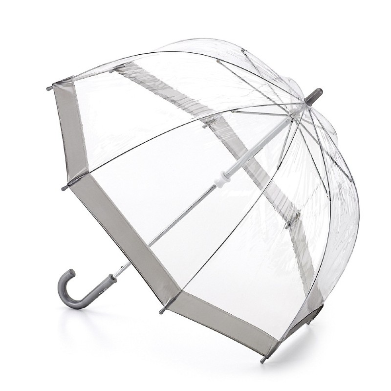 Fulton Funbrella Clear Dome Children's Umbrella (Silver)