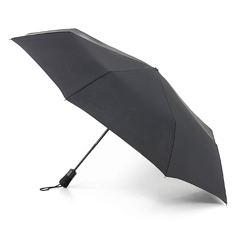 Fulton Open & Close Jumbo Auto-Compact Golf Umbrella (Black)