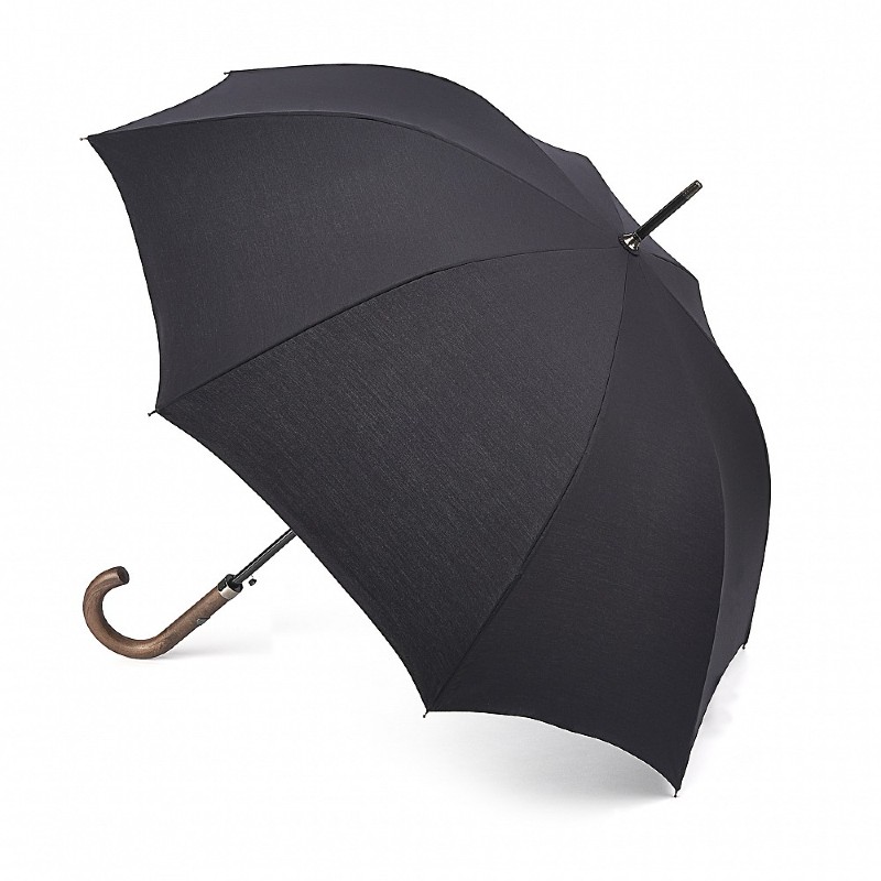Fulton Mayfair Gents' Auto Luxury Walking Umbrella (Black)