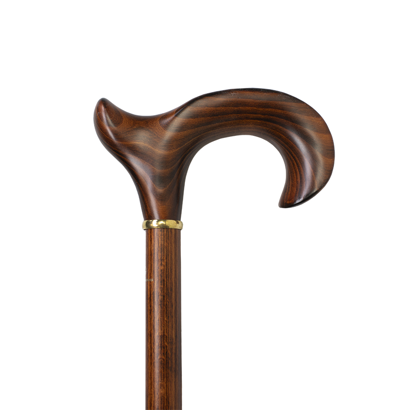 Gents' Beech Derby Walking Stick for Right-Handed Users