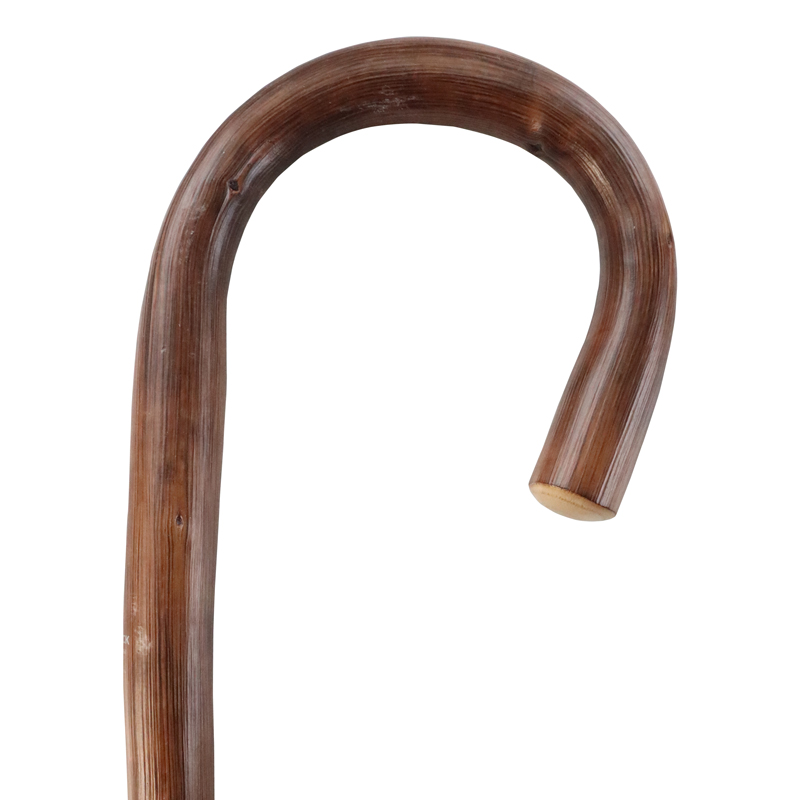 NOCE Dark Brown Acacia Wood Crook Walking | Canes Galore - View #10