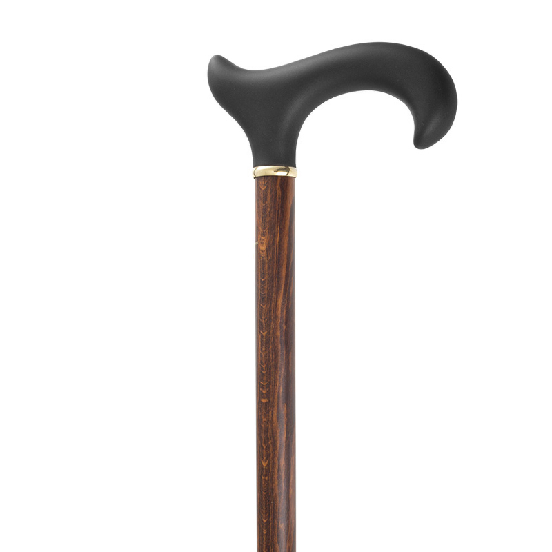 Gents' Soft Touch Walking Stick with Extra Wide Handle