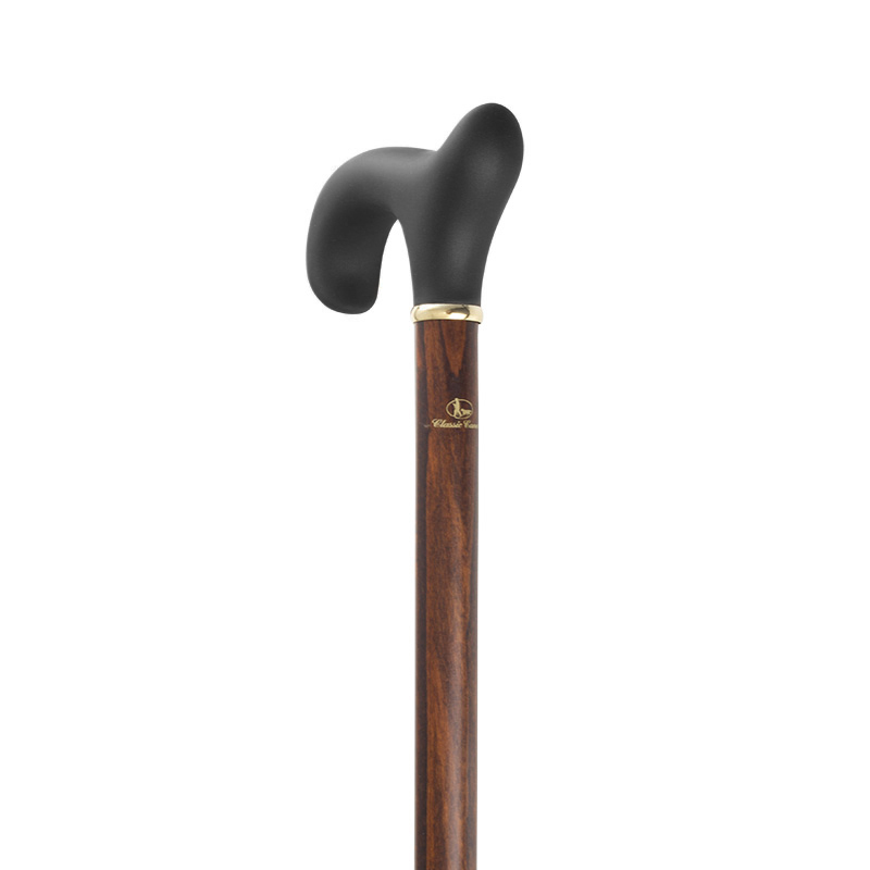 Gents' Soft Touch Walking Stick with Extra Wide Handle