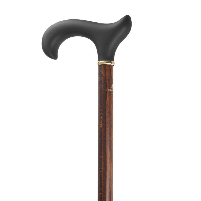 Gents' Soft Touch Walking Stick with Extra Wide Handle