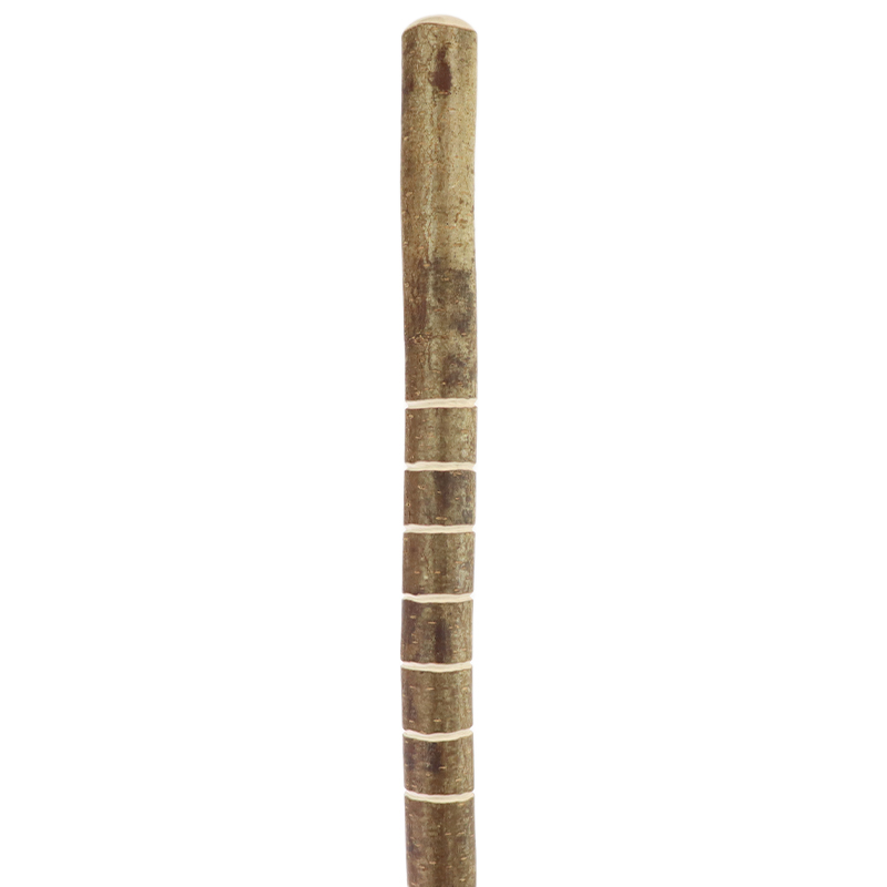 Traditional Hazel Wood Scout Staff with Water Depth Level Markings