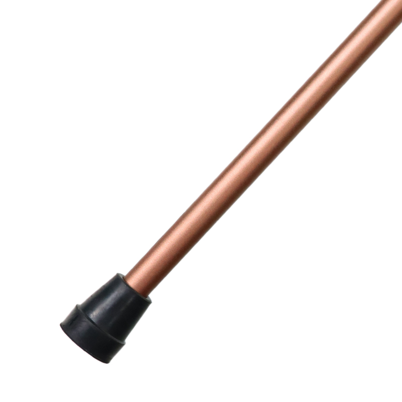 Height-Adjustable Offset Matte Bronze Cane