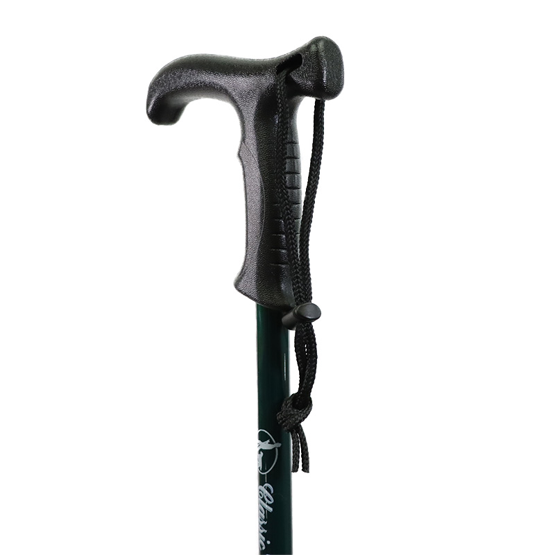 Height Adjustable Green Trekking Pole