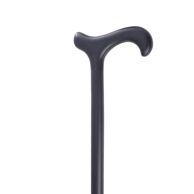 Ladies' Navy Blue Beech Wood Derby Walking Cane