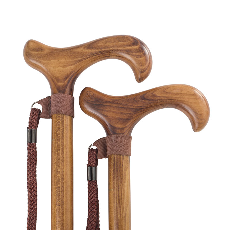 Ladies' Scorched Beech Derby Walking Cane