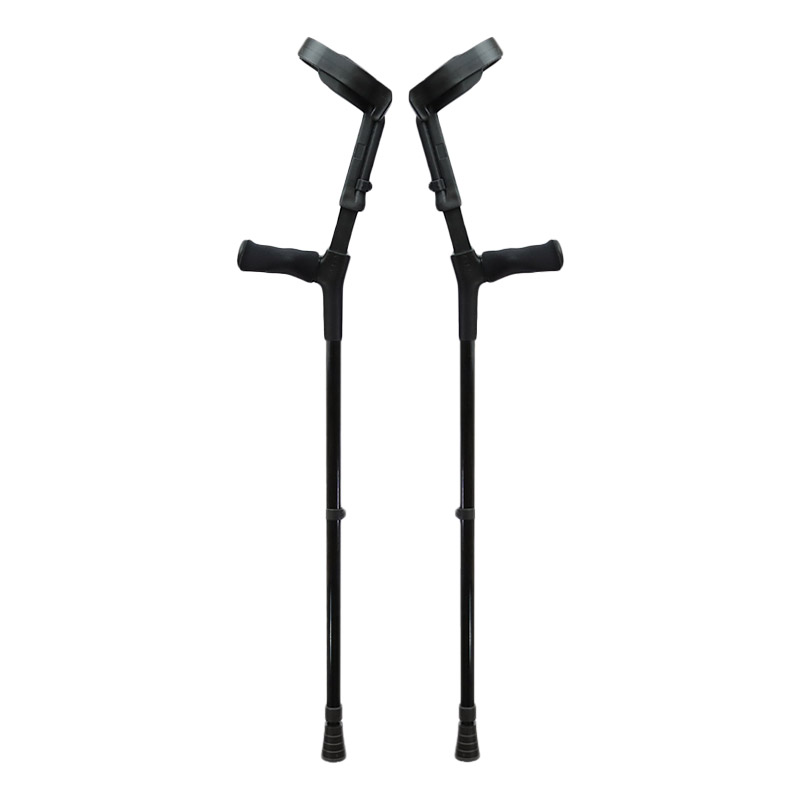 Cool Crutches Black Height Adjustable Crutches (Pair)