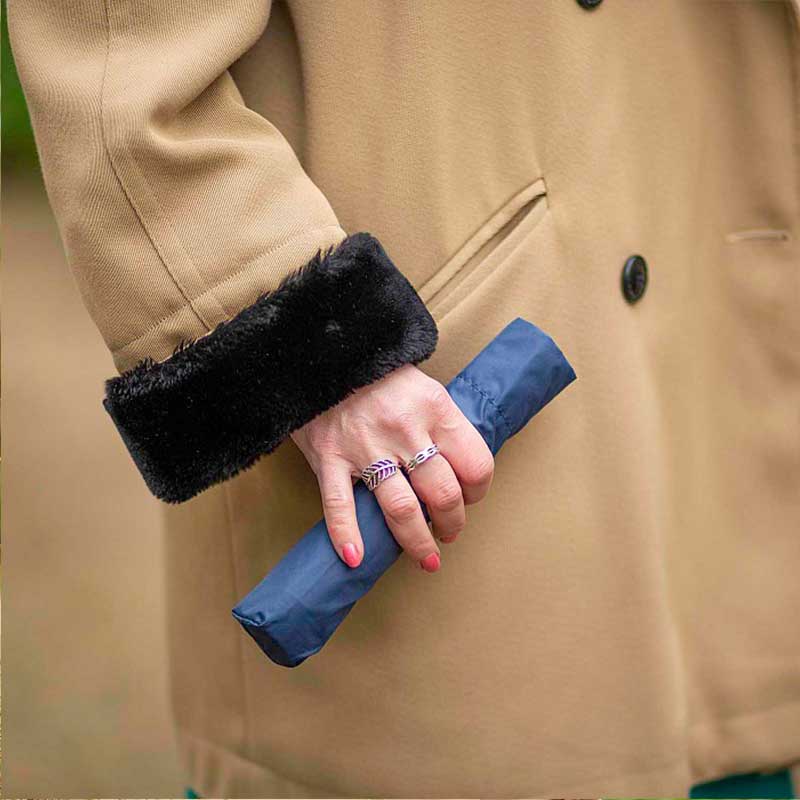 Fulton Aerolite UVP 50+ Folding Umbrella - Rose Bud