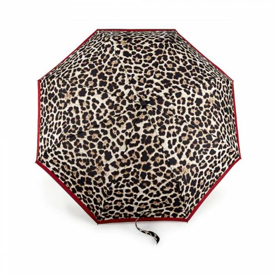 Fulton Minilite 2 Umbrella Leopard - WalkingSticks.co.uk