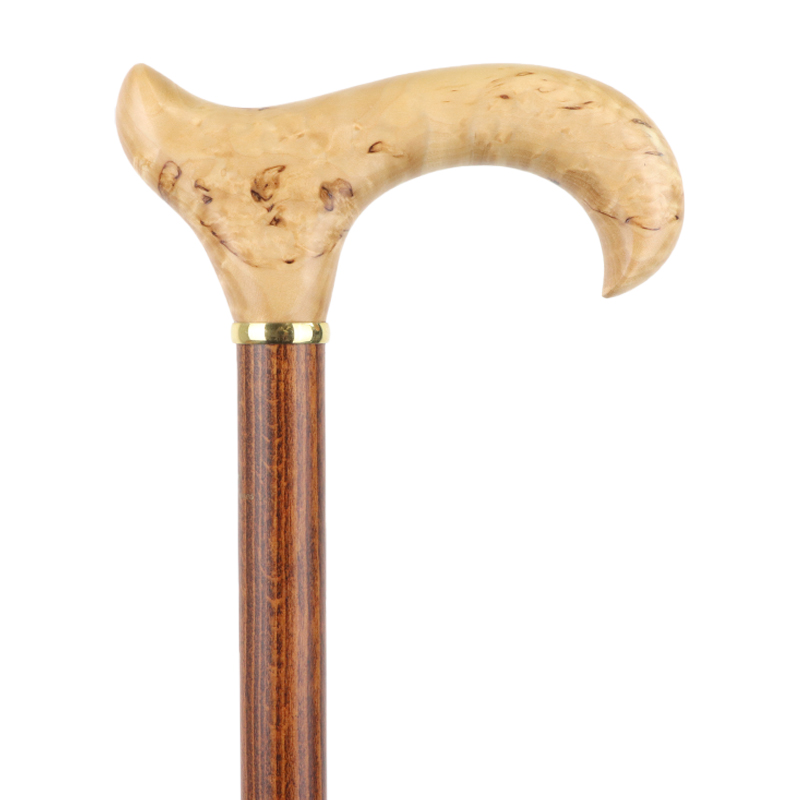 Gents' Birch Derby Cherry Stained Cane