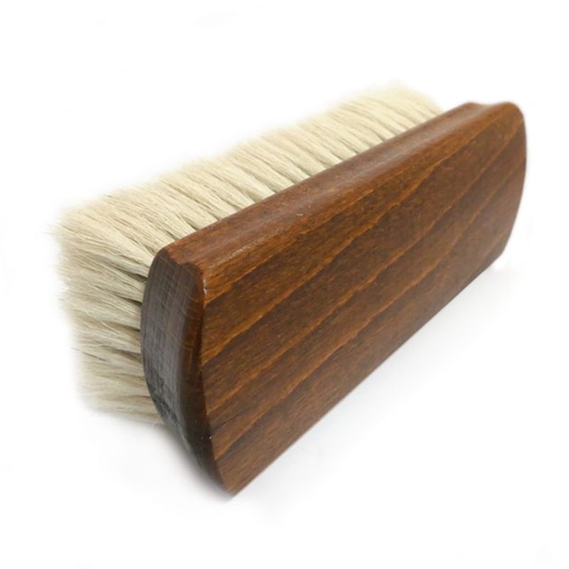 Goats Hair Brush for Leather Cleaning WalkingSticks.co.uk