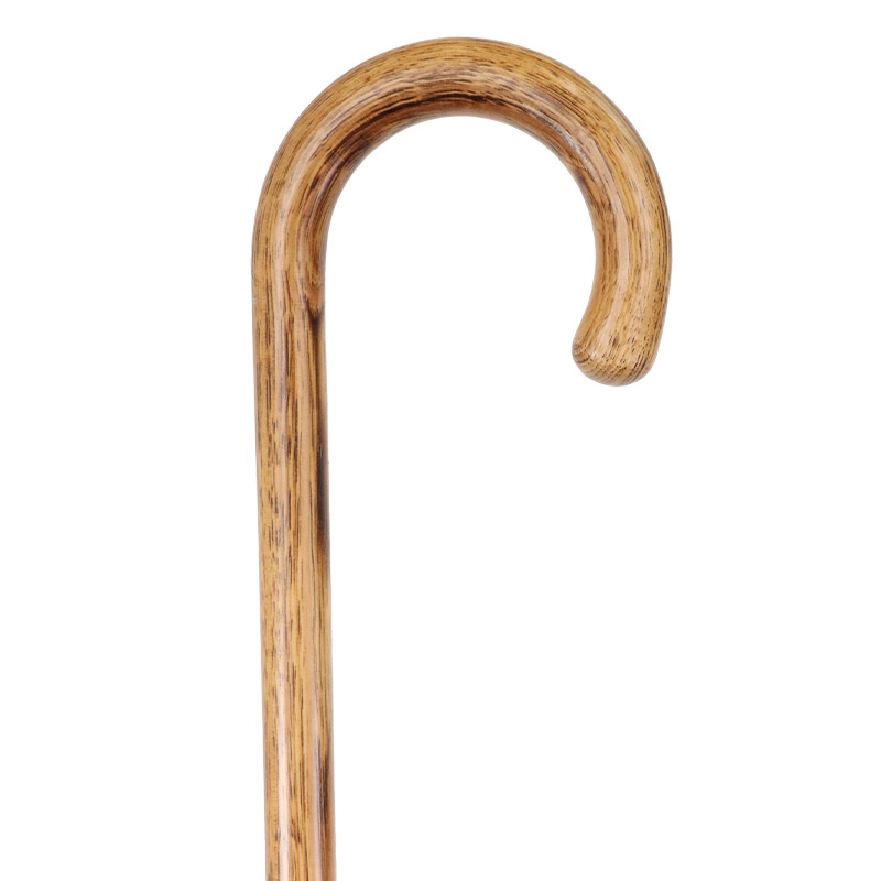 Hickory Crook Handle Walking Stick