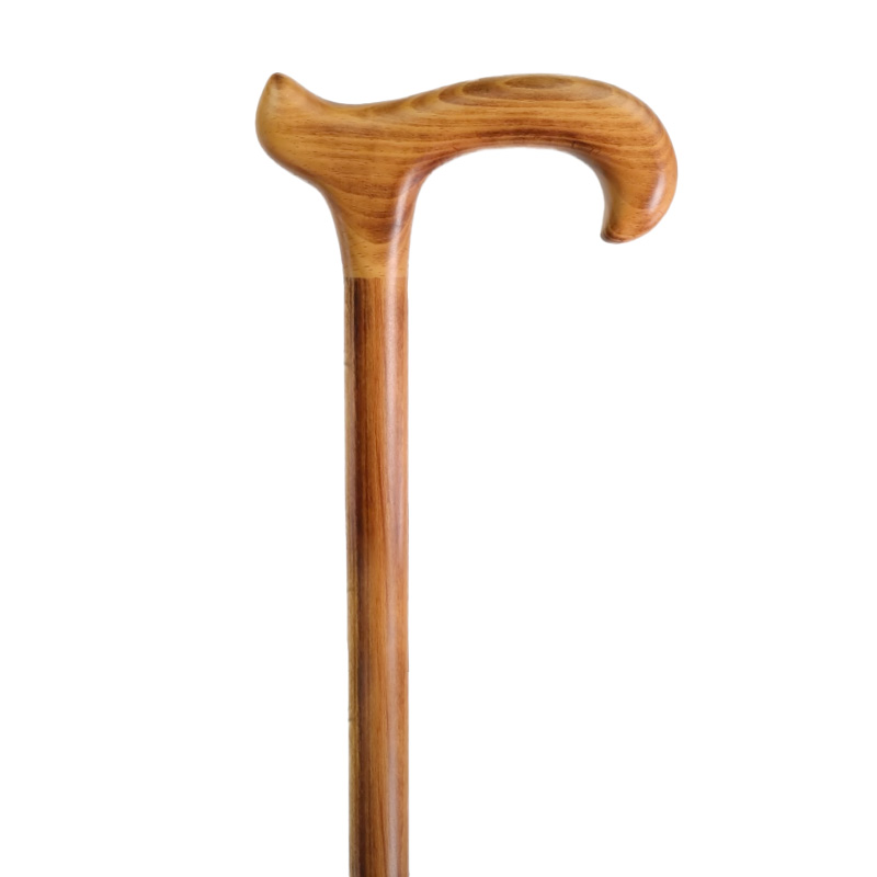 Jumbo Extra-Long Beech Wood Walking Stick with Extra-Wide Derby Handle